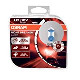 OSRAM Night Breaker Laser H7, Halogen-Scheinwerferlampe, +130%, 64210NBL-HCB, 12V PKW, Duo Box (2 Lampen): Amazon.de: Auto