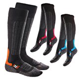 3er Pack Original CFLEX HIGH PERFORMANCE Ski- und Snowboard Socken - Für Damen und Herren. - Im 3-Farb-Pack - Grö&szli