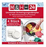 M&H-24 Schwingungsd&auml,mpfer - Vibrationsd&auml,mpfer - Antivibrationsmatte f&uuml,r Waschmaschine & Trockner, Waschmaschinenz