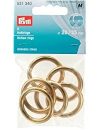 PRYM 26-35 mm Ringe, goldfarben, 6 Stuck