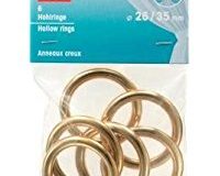 PRYM 26-35 mm Ringe, goldfarben, 6 Stuck