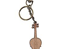 GEWA Unisex-Anhanger Schlusselanhanger, Motiv: Violine Holz - 978912