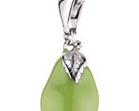 Esprit Damen-Charms pear 925 Sterlingsilber gelber Lack ESCH90925B000