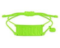 Ibiza Rocks 'I Rock'Neon Grun, gross, verstellbar, Braclet 19 cm