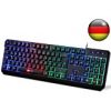 KLIM Chroma Tastatur Gamer QWERTZ DEUTSCHE mit USB: Amazon.de: Computer & Zubehör