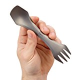 "freigeist" Titan Spork, G&ouml,ffel, Messer-Gabel-L&ouml,ffel-Kombi, leichtes Camping-Besteck, Besteckset f&uuml,r Outdoor, Wan