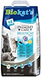 Biokat's Diamond Care Multicat Fresh Katzenstreu - Hochwertige Klumpstreu f&uuml,r Katzen mit Aktivkohle und Cotton Blossom Duft