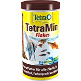 TetraMin (Hauptfutter f&uuml,r alle Zierfische in Flockenform, f&uuml,r ein langes und gesundes Fischleben und klares Wasser, pl