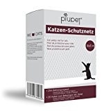 Premium Katzen-Schutznetz von PiuPet- | inkl. 25m Befestigungsseil | Extragro&szlig, in 8x3m | Hochwertiges Sicherheitsnetz f&uu