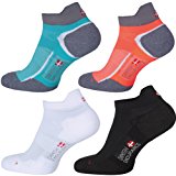 Low-Cut Sportsocken im 5er oder 3er Pack von DANISH ENDURANCE, f&uuml,r Damen & Herren, kurze Sneakersocken, Laufsocken, atmungs