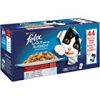 Felix So gut wie es aussieht in Gelee mit Huhn, Rind, Ente, Lamm, Nassfutter f&uuml,r Katzen (44 x 100 g Beutel): Amazon.de: Hau