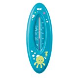 NUK 10256386 Badethermometer f&uuml,r sicheres Baden, nat&uuml,rliche Messfl&uuml,ssigkeit aus Raps&ouml,l, Made in Germany, 1 S