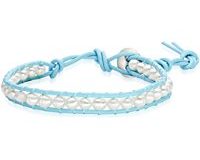 Valero Pearls Damen-Armband Leder Perle S&uuml,&szlig,wasser-Zuchtperle Creme - 609230