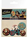 GB Eye DC Comics, Harley Quinn Bombe Badge Pack, Mehrfarbig, 5&nbsp,St&uuml,ck