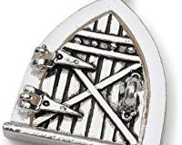 Darice Fairy T&uuml,r Metall Charm 1-pakage-antique Silber