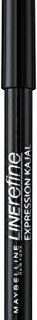 Maybelline Expression Kajal Nr. 33 Black, Holzstift mit feiner Mine f&uuml,r einen betonenden Lidstrich, einfache und angenehme