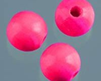 efco 65&nbsp,6&nbsp,mm Holzperlen mit 20&nbsp,mm Durchmesser Neon Loch, Bright Pink