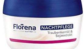 Florena Nachtpflege mit Traubenkern&ouml,l & Sojaextrakt, Vegan, 1er Pack, (1 x 50 ml)