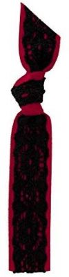 Emi Jay LAC67 Elastische Spitze black on red