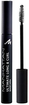 Manhattan 14470 Ultimate Long & Curl Mascara, black, 1er Pack (1 x 6 ml)