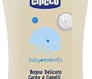 Chicco Baby Momente Mildes Reinigungsbad f&uuml,r K&ouml,rper und Haare PH Neutral, 200 ml