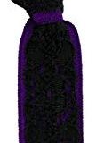 Emi Jay LAC65 Elastische Spitze black on purple