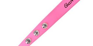 Glamtech Serious Pinzette Augenbrauen Precision Slant Pinzette, Neon Pink