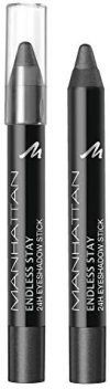 Manhattan Endless Stay 24h Eyeshadow Stick, 035, Mysterious Grey, 3er Pack(3 x 3.25 ml)