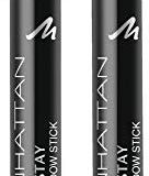 Manhattan Endless Stay 24h Eyeshadow Stick, 035, Mysterious Grey, 3er Pack(3 x 3.25 ml)