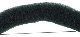 Efalock Professional Knotenrolle, 18 cm, dunkel