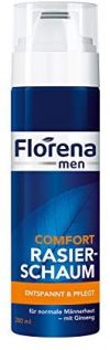 Florena Men Comfort Rasierschaum, 1er Pack (1 x 200&nbsp,ml)