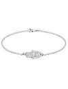 Elli Damen-Gliederarmband Hamsa Hand 925 Sterling Silber Swarovski Kristall Brillantschliff 0210452413_18