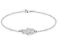 Elli Damen-Gliederarmband Hamsa Hand 925 Sterling Silber Swarovski Kristall Brillantschliff 0210452413_18