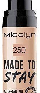 Misslyn Made To Stay Water-Resistant Foundation Nr.250 true beige, 25 ml