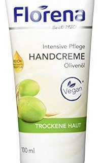 Florena Handcreme Oliven&ouml,l Vegan, 1er Pack (1 x 100&nbsp,ml)