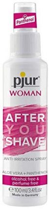 pjur WOMAN AFTER YOU SHAVE - Intimpflege, sch&uuml,tzt vor Entz&uuml,ndungen & Rasierpickel, mit Panthenol, Aloe Vera, ohne Parf