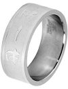 Akzent Unisex-Ring Edelstahl 00115006000