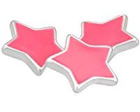 Pilgrim Jewelry Damen-Anh&auml,nger Druckknopf 3'er Set aus der Serie Snap versilbert pink 1.0 cm 431310007