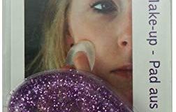 Fantasia Silikon Make up - Pad mit Glitter lila