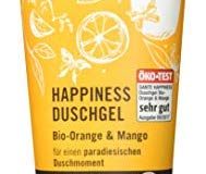 SANTE Naturkosmetik Happiness Duschgel, Tropischer Duft, Intensive Feuchtigkeit, Zieht schnell ein, Vegan, 200ml