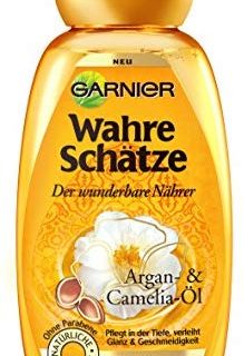 Garnier Wahre Sch&auml,tze Shampoo Glanz & Geschmeidigkeit, 1er Pack (1 x 250 ml)