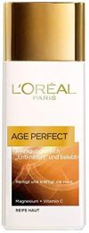 L'Oreal Paris Age Perfect Reinigungsmilch, reinigt und pflegt die Haut mit intensiver Feuchtigkeit, 200 ml