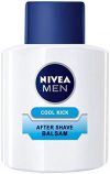 Nivea Men Cool Kick After Shave Balsam im 1er Pack (1 x 100 ml), Aftershave pflegt die Haut nach der Rasur, erfrischende und ber
