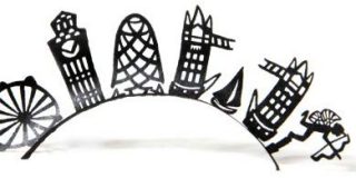 Papierwimpern: Paper Lashes Paperself 'London Skyline'