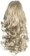 Love Hair Extensions Kunsthaar-Pferdeschwanz Curly mit Kordelzug 30,5&nbsp,cm, 18-22 Ash Blonde-Beach Blonde