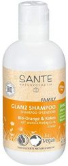 SANTE Naturkosmetik Family Glanz Shampoo Bio-Orange & Kokos, Verleiht nat&uuml,rlich sch&ouml,nen Glanz, Pflanzliche Tenside, Ve