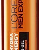 L'Oreal Men Expert Hydra Energy Feuchtigkeits-Gel, Intensiver Energie Boost mit Kreatin, 50 ml