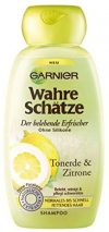 Garnier Wahre Sch&auml,tze Shampoo, Tonerde und Zitrone, belebt, reinigt und pflegt normales bis schnell fettendes Haar, 250 ml