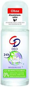 CD Deo Roll-On Wasserlilie &ndash, Deoroller ohne Aluminium f&uuml,r 48 Stunden Schutz im Vorratspack &ndash, 3er Pack (3 x 50 m