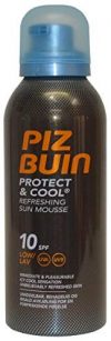 Piz Buin Protect & Cool Mousse Abdeckung Erfrischende spf-10&nbsp,150&nbsp,ml